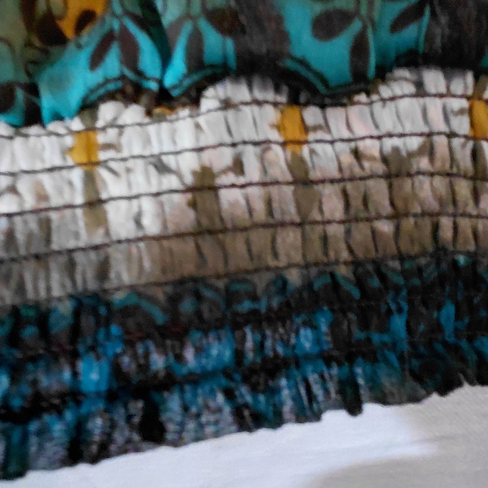 CJ Banks Multicolor Striped Blouse - Picture 6 of 14